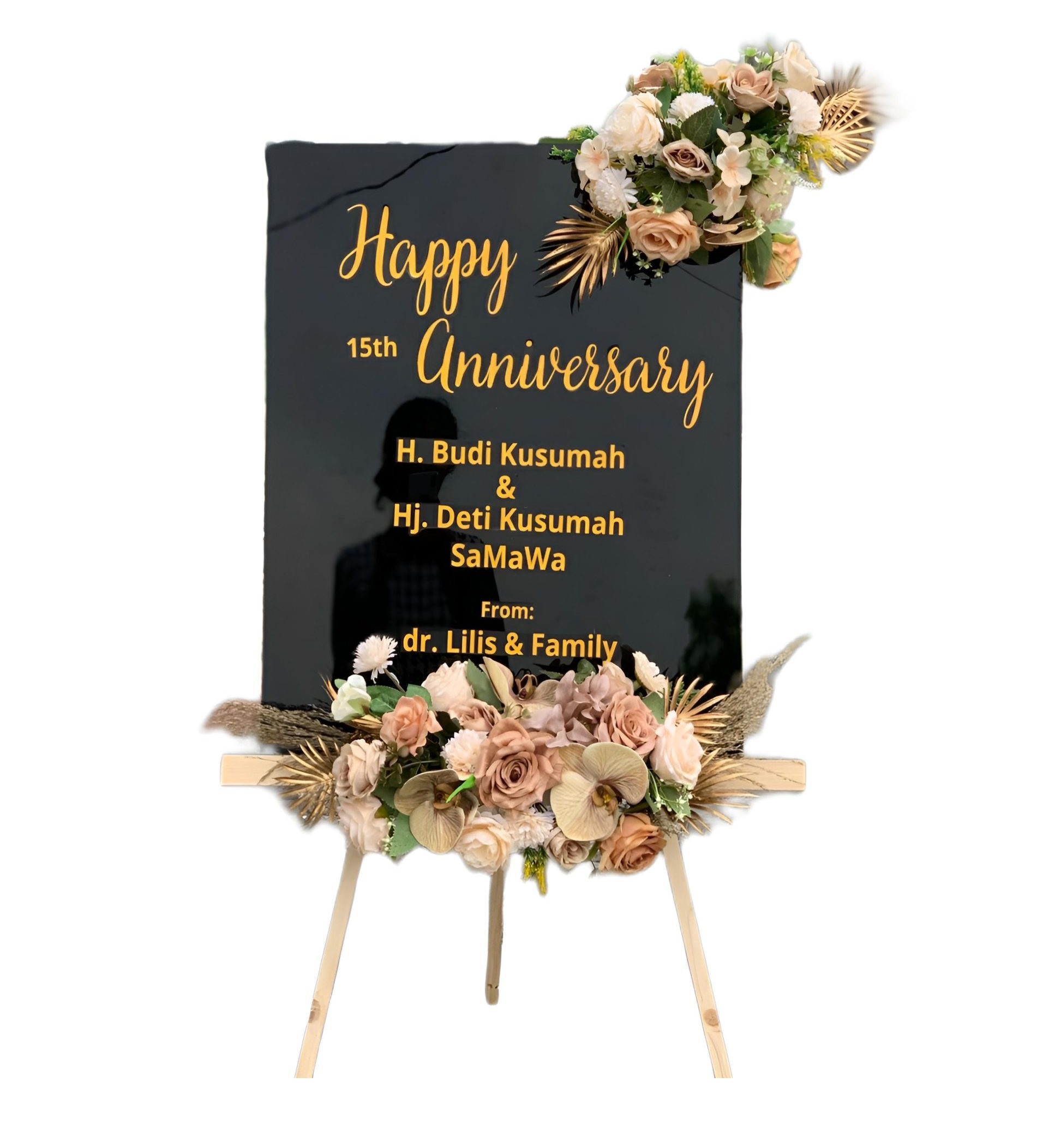 Papan Bunga Akrilik Rambipuji